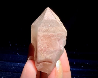 SÄLLSYNT Drömängskvarts - Rosa & Grön Fantomkvarts, Jord- och Luftelement, Blomsterfe, Jungfruenergi