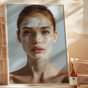Beauty Salon Decor Beauty Art Beautician Print Dermatology Poster Skin Clinic Decor Cosmetic Skin Decor Esthetician Art Medical Spa Wall Art