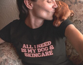 Camiseta para cães e cuidados com a pele - Presente para esteticista
