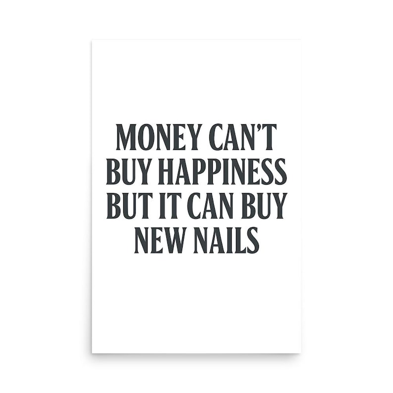 Nail Studio Poster Nail Salon Wall Art Nail Artist Gift Ideas