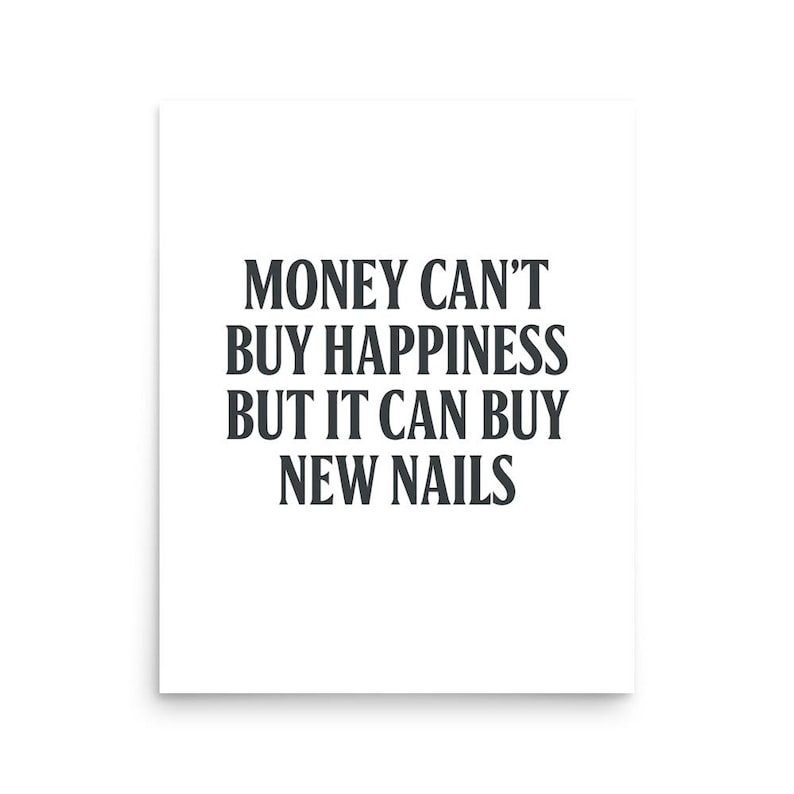 Nail Studio Poster Nail Salon Wall Art Nail Artist Gift Ideas