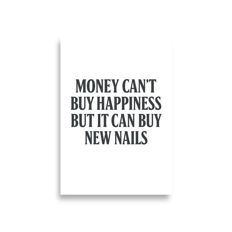 Nail Studio Poster Nail Salon Wall Art Nail Artist Gift Ideas