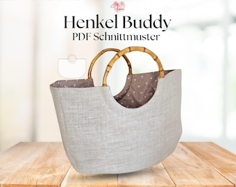 Simple Shopping Bag – PDF Sewing Pattern | Digital Sewing Instructions | Sew a Shopper Bag | DIY Handbag for Beginners | Instant Download