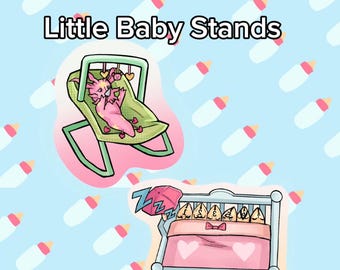 Little Baby Stand Sticker!!!