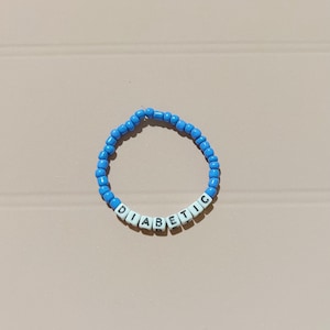Beaded diabetic bracelet | Handmade Jewelry | Medical bracelets | Diabetic| Type 1 diabetes|Type 2 diabetes | Bulk bracelets