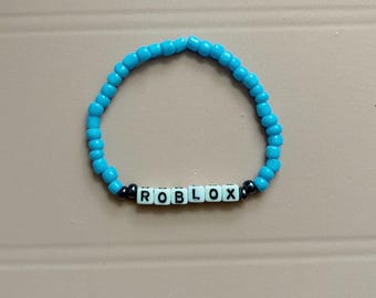 Custom Roblox Bracelet | Roblox Apparel | video games | Roblox merch | Bulk bracelets