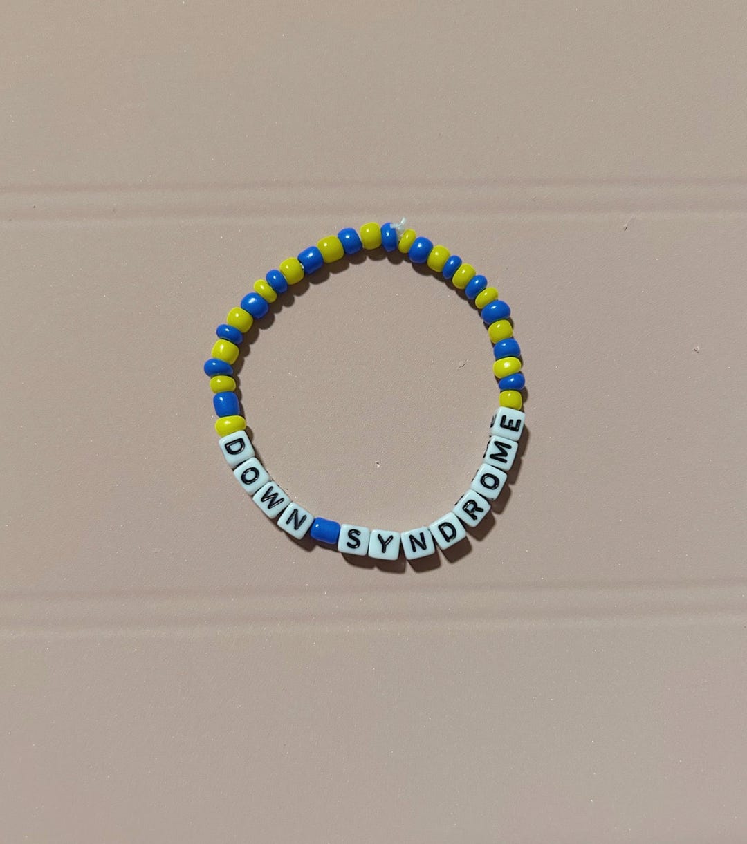 Beaded Down Syndrome Bracelet | Handmade Jewelry | Medical Bracelets ...