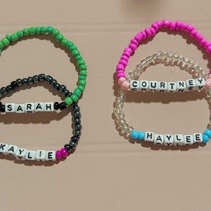 Custom Name Beaded Bracelet |Personalized Name Bracelet | Handmade Jewelry | Bulk bracelet | Name bracelet |