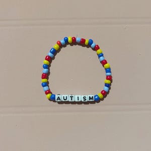 Beaded Autism bracelet | Handmade Jewelry | Medical bracelets | autism | Bulk bracelets | autism awareness