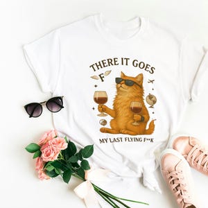 Funny Cat Unisex Cotton Tee, Cat Lover Gift, Graphic Cat Shirt, Cute Kitty T-Shirt, gift for her, cute cat mom gift