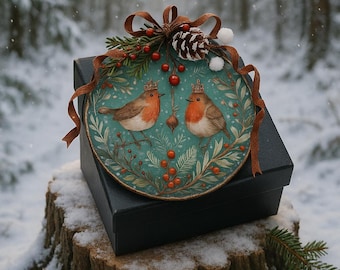 decorative box filled with scented melts