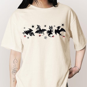 Toothless Dragon T-Shirt, 4x the Charm – For Epic Universe & Dragon Lovers
