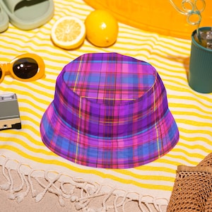 Rave Bucket Hat - Y2K Summer Fashion - Trendy Colorful Hat for Festivals, Vacations, Gen Z Style - Funny Bold Statement Hat