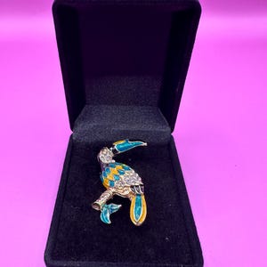 Toucan Bird Brooch
