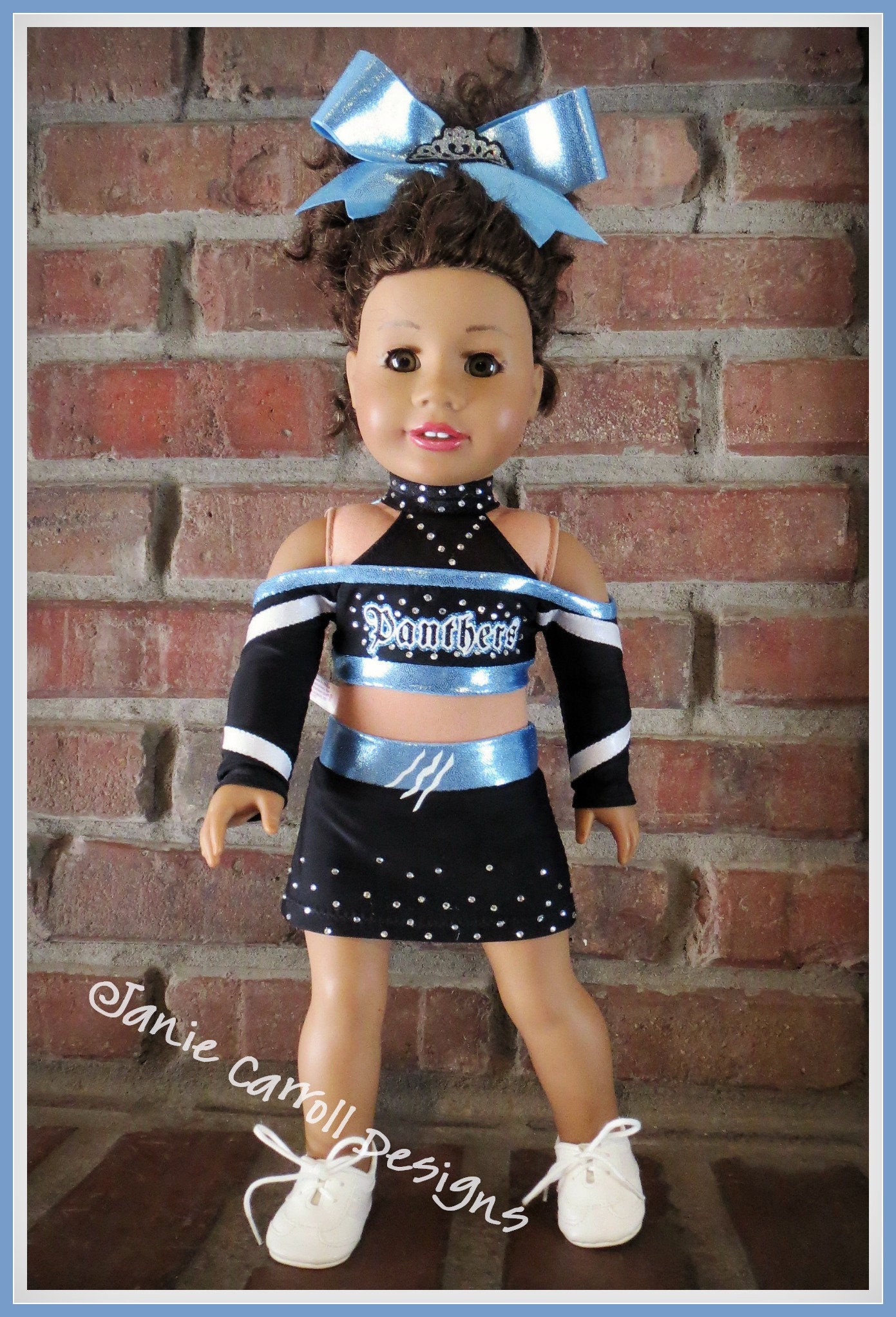 DELUXE Custom Cheerleader Uniform Set for 18 Doll Such as the American  Favorite 