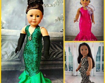 Starlet Mermaid Pattern for 18