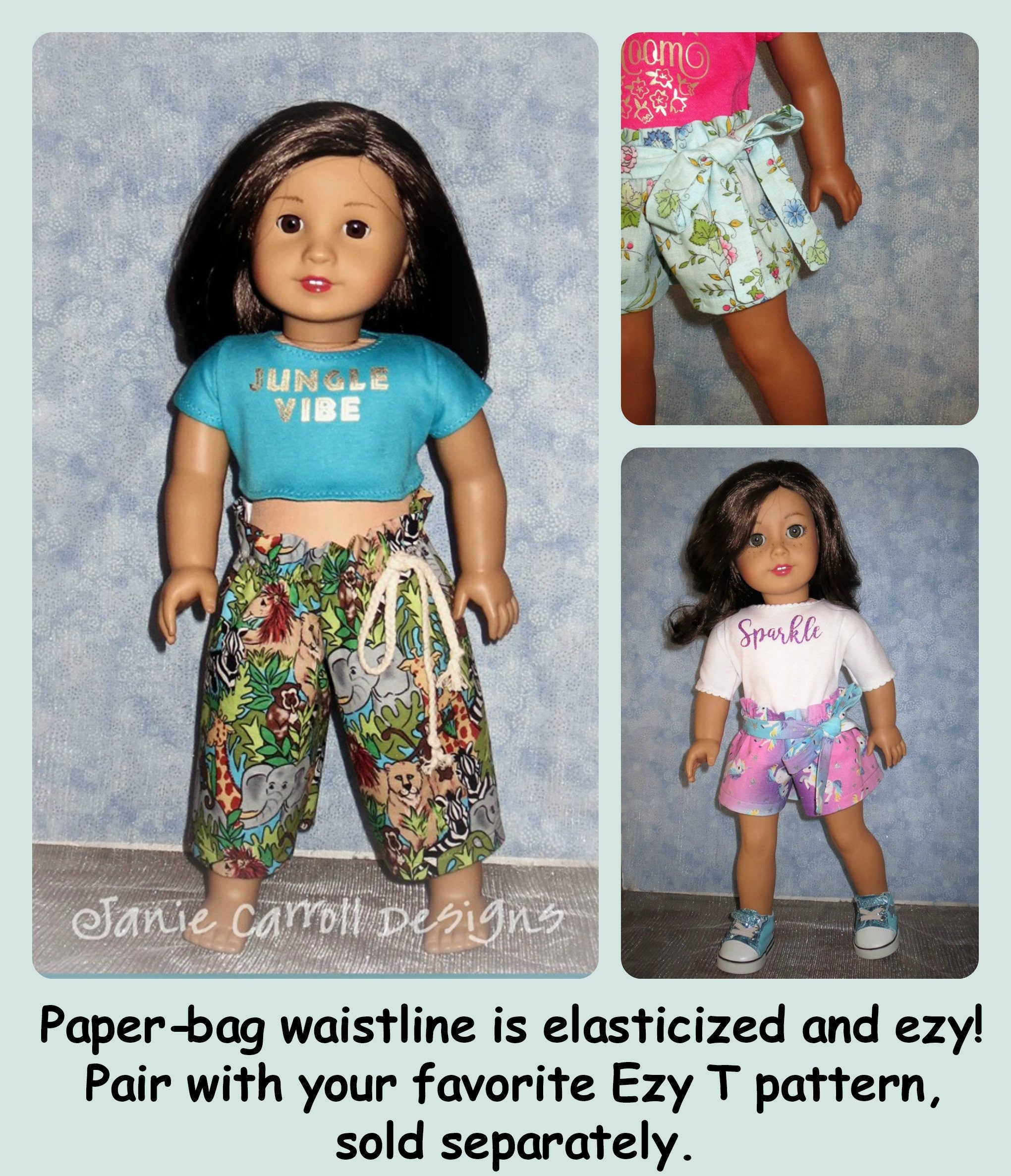 Breezy Bloomers and Paperbag Bottoms Pattern for 18 Etsy