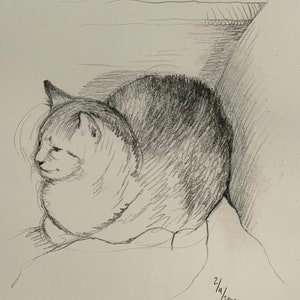 Harriet in Pencil on Cream Paper