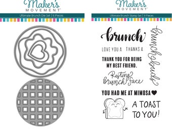 SALE-Ultimate Brunch Stamp and Die Sets from The Maker's Movement