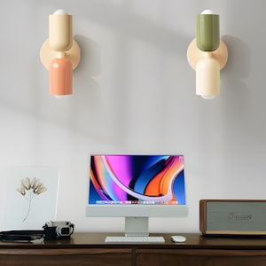 Nordic Macaron LED Wandleuchte: Moderne minimalistische Wohnkultur