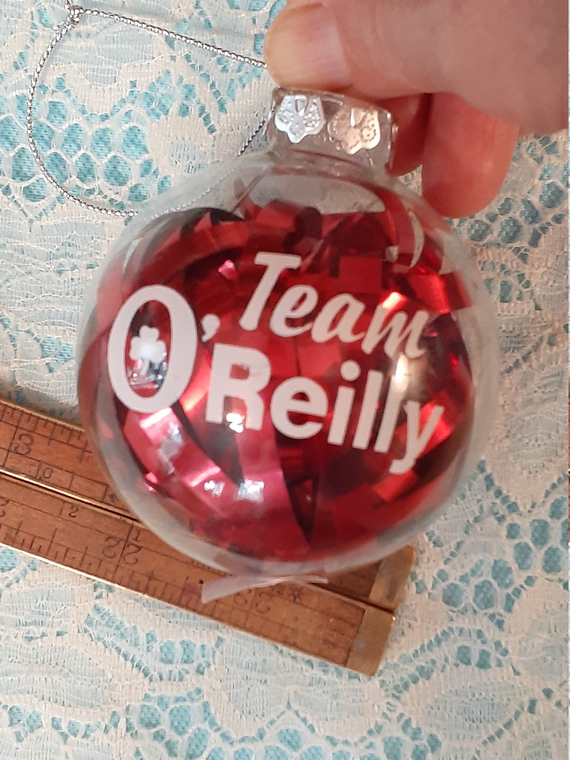Vintage Team O'Reilly Year 2000 Christmas Ornament Glass w Etsy