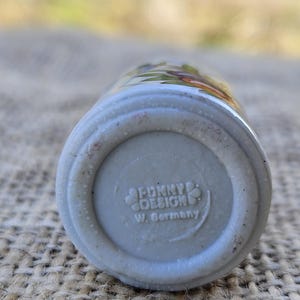 Easter Funny Design Candle Holder Nest of Colorful Eggs Miniature Made in West Germany bild 13