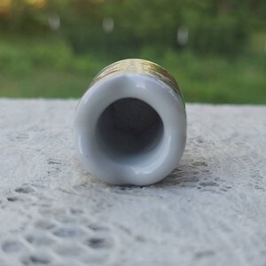 Easter Funny Design Candle Holder Nest of Colorful Eggs Miniature Made in West Germany bild 4