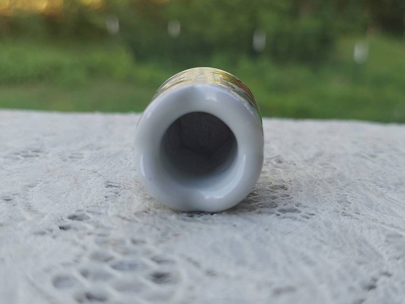 Easter Funny Design Candle Holder Nest of Colorful Eggs Miniature Made in West Germany bild 4