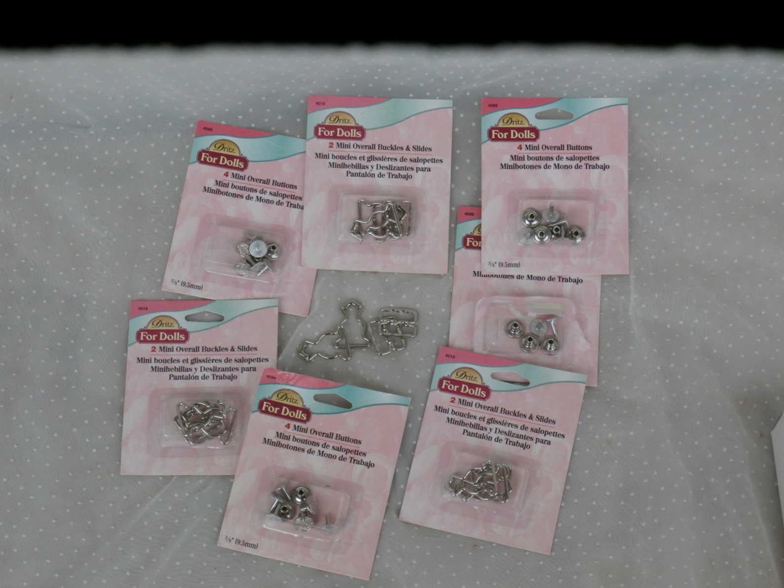 Lot Dritz Doll Overall Buckles Slides and Overall Buttons Etsy