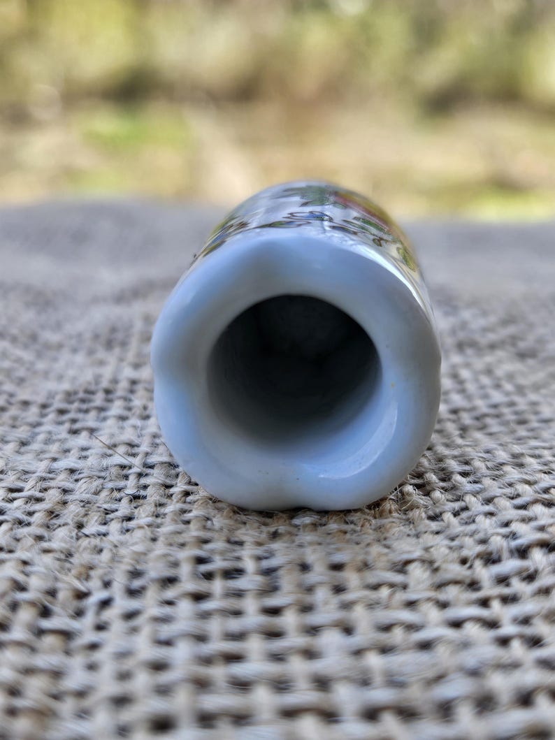 Easter Funny Design Candle Holder Nest of Colorful Eggs Miniature Made in West Germany bild 14