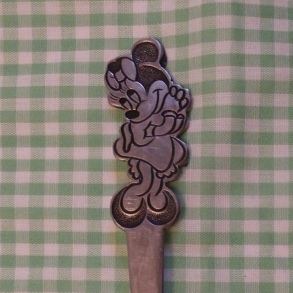 Vintage Disney Minnie Mouse Children's Spoon Bonny Nursery Flatware Baby Spoon Japan Made