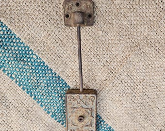 Rusty Rustic Clock Gong Weight Decorative Arrow Design