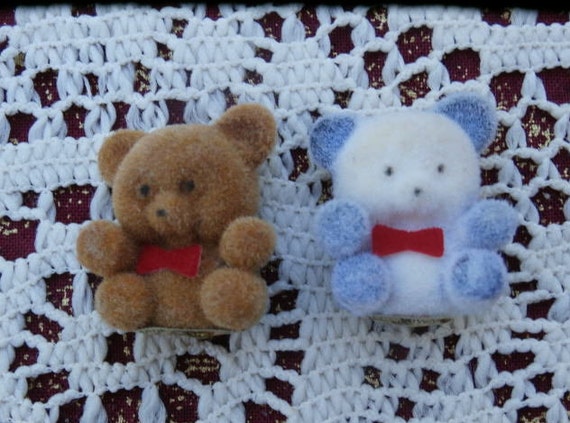 darice flocked bears