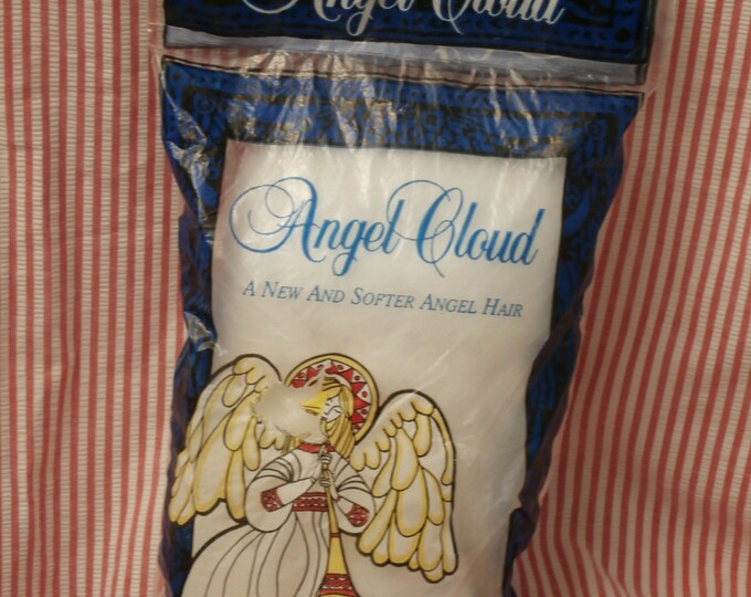 Spun Glass Angel Hair for Christmas Decorating and Crafting 2 Etsy