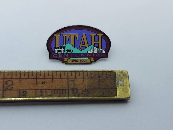 Vintage Utah Souvenir Pin 1996 Centennial Collect… - image 4