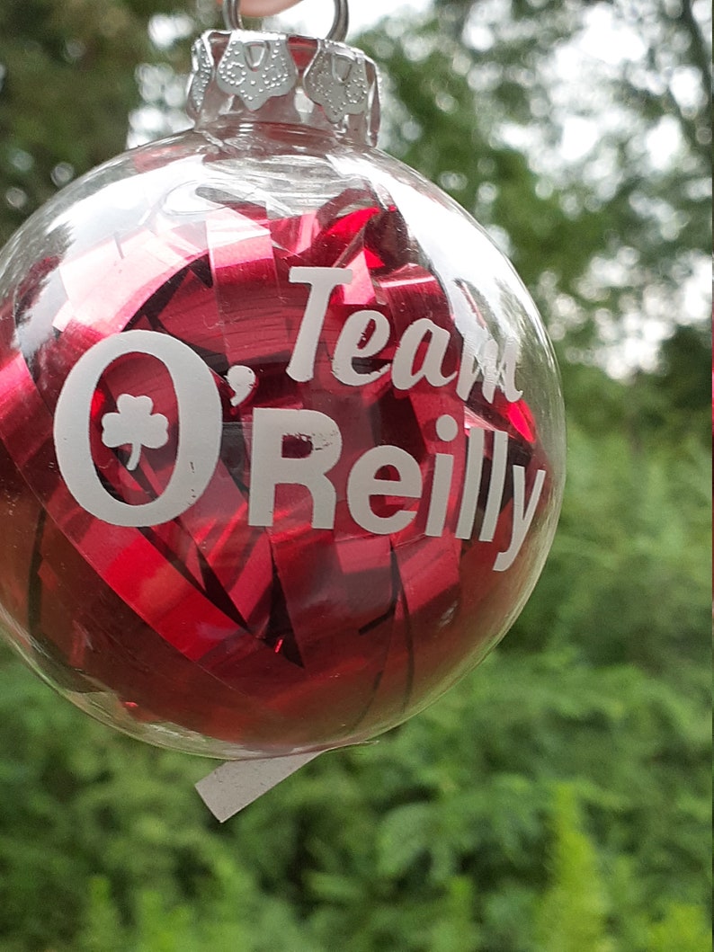 Vintage Team O'Reilly Year 2000 Christmas Ornament Glass w Etsy