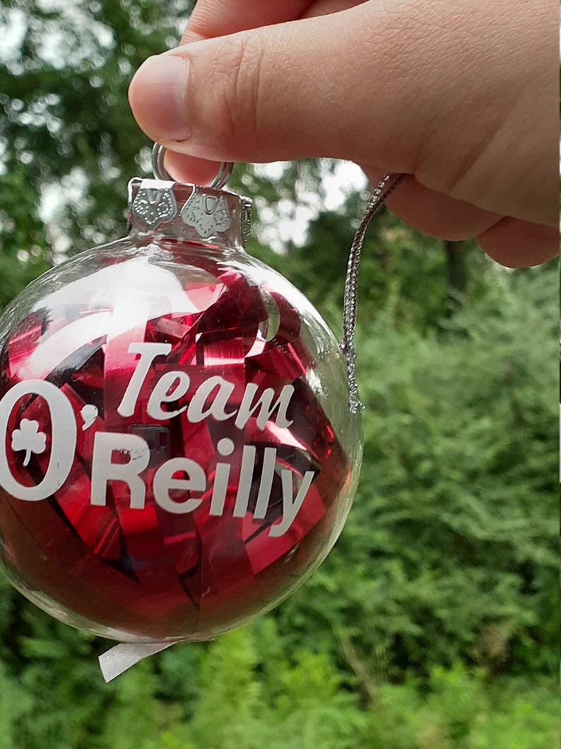 Vintage Team O'Reilly Year 2000 Christmas Ornament Glass w Etsy