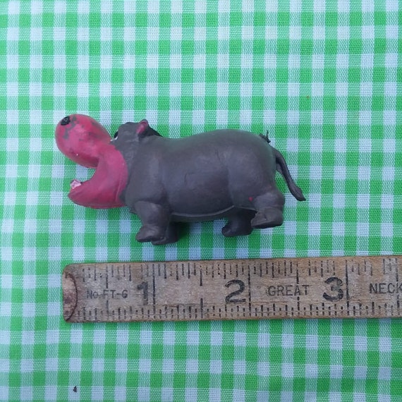 plastic hippo figurines