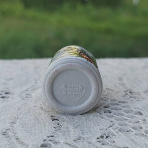 Easter Funny Design Candle Holder Nest of Colorful Eggs Miniature Made in West Germany bild 6