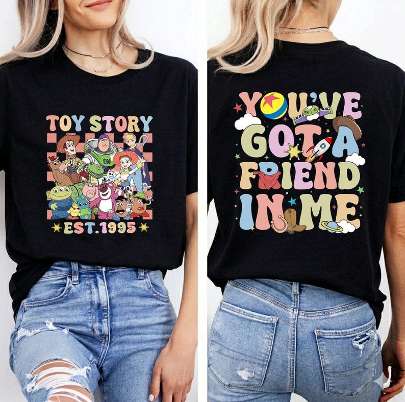You've Got A Friend In Me Shirt, Disney Toy Story Tee, Disney Trip Shirt, Disney Friends T-Shirt, Toy Story Characters Tee,Best Friends Gift image 2
