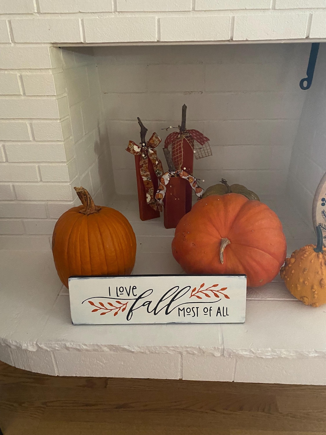 Hand-painted Fall Wood Sign: Rustic Farmhouse Autumn Decor - Etsy