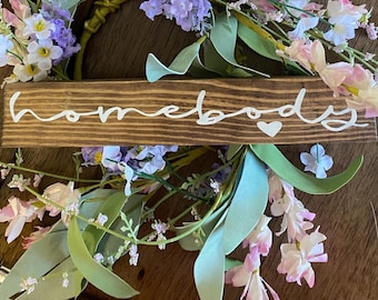 Homebody Primitive wood Sign Tiered Tray