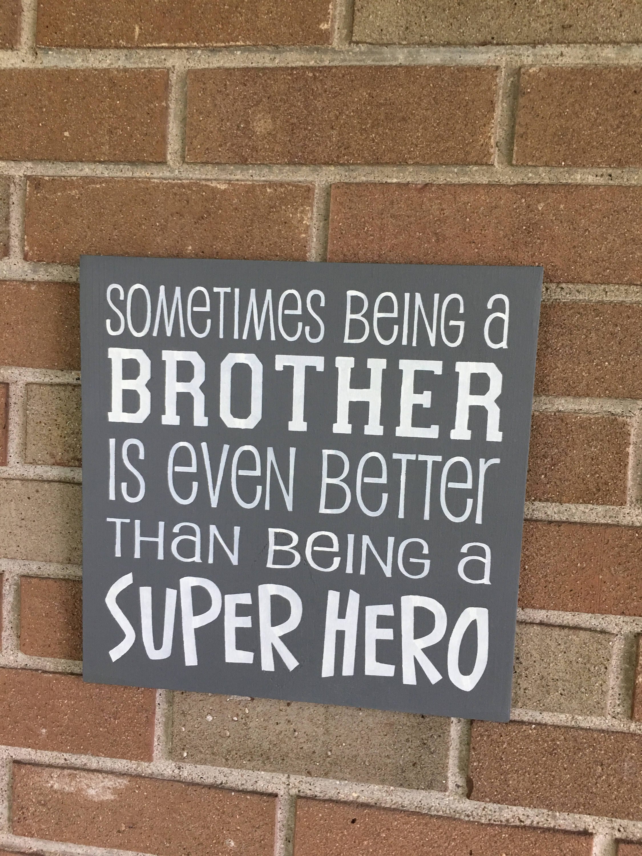 Sometimes Being a Big Brother is Even Better Than Being A | Etsy