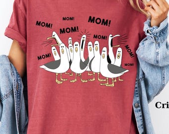 Comfort Colors® Disney Seagulls Mom Shirt - Finding Nemo Seagulls Sweatshirt For Mothers Day Gift - Disney Mom Tee
