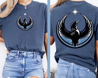 Comfort Colors® Minnesota Resistance Front and Back Shirt, Mn State Bird Loon Political Protest