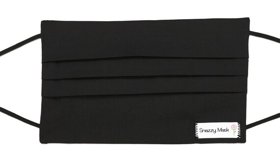 black surgical mask black surgical mask