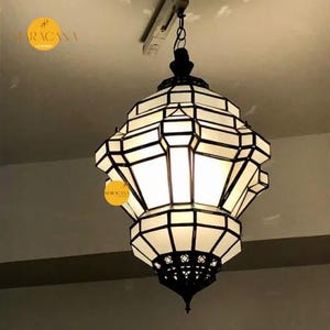 Moroccan Pendant Lights , Moroccan Lamp, Hanging Chandelier Ceiling Fixture Handemade Lighting Decoration