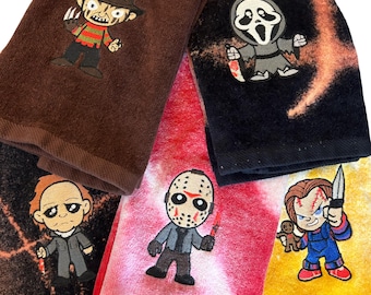 Toalla de manos Little Horrors: Decoración espeluznante para la cocina y el baño
