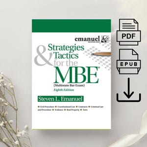 Strategies & Tactics for the MBE 8th Edition