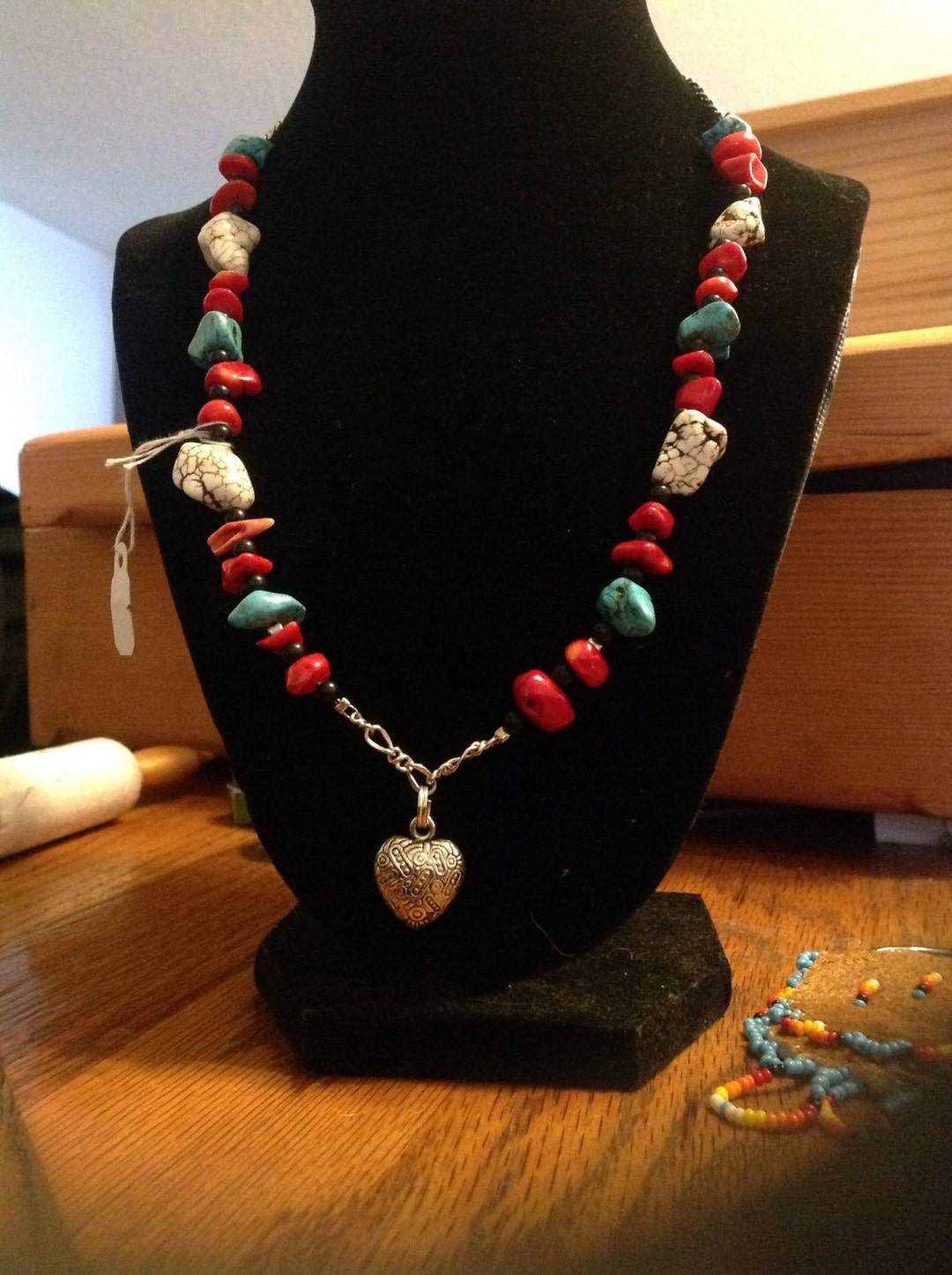 Genuine Dry Creek Mine Turquoise Nugget Necklace Etsy